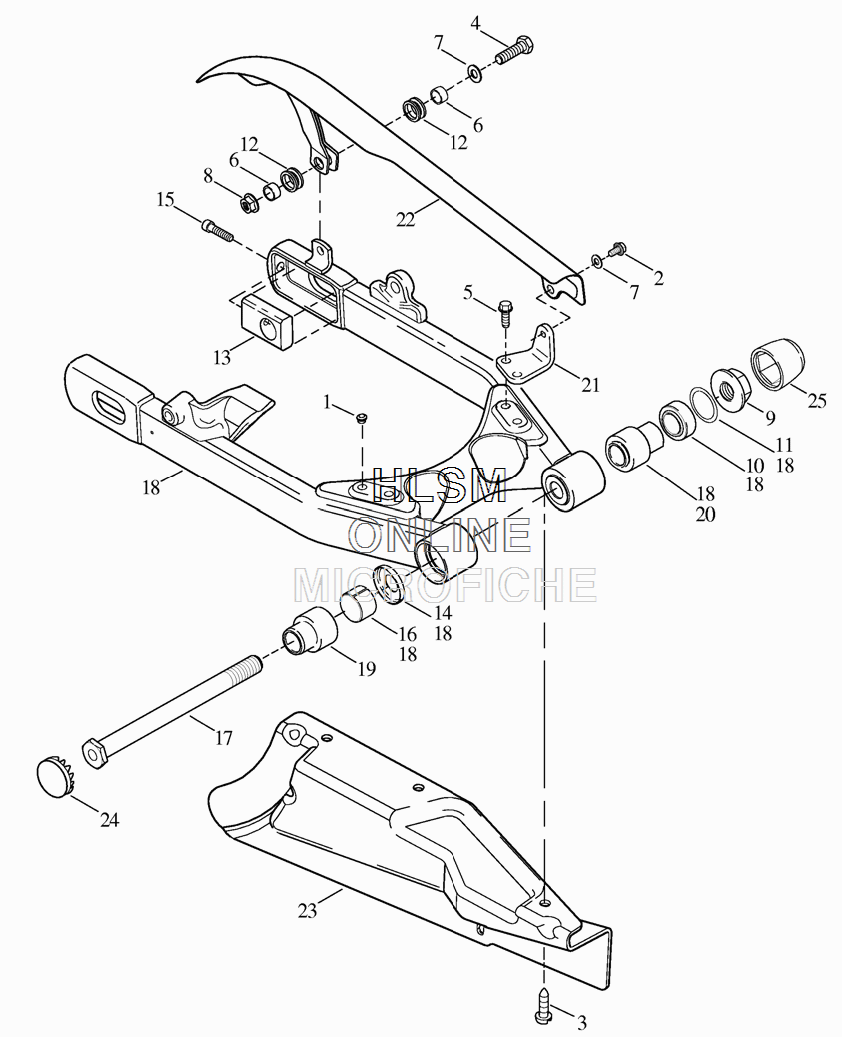 Roulements de roue Dyna + paliers de bras oscillant HS? Facile! HD10FXD033