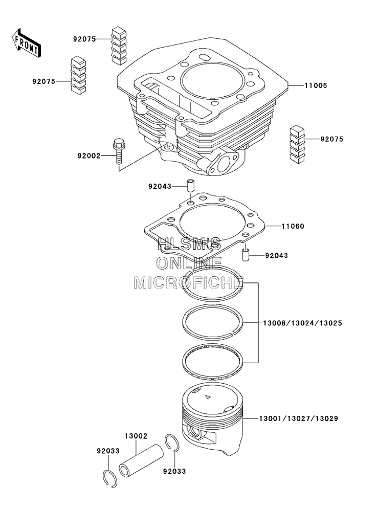 Kawasaki Prairie 300 Carburetor Diagram - Ekerekizul