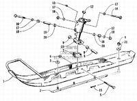 SKI AND SPINDLE ASSEMBLY