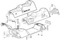 GAS TANK AND SEAT ASSEMBLY