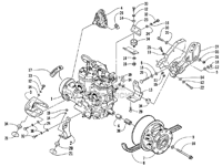 ENGINE AND RELATED PARTS