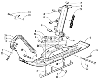 SKI AND SPINDLE ASSY.