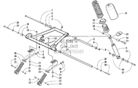 REAR SUSPENSION FRONT ARM ASSY.