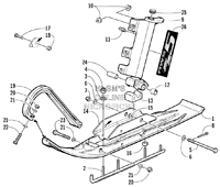 SKI AND SPINDLE ASSY.