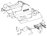 SEAT AND TAILLIGHT ASSEMBLIES