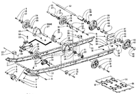 SLIDE RAIL AND TRACK ASSEMBLY
