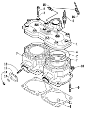 CYLINDER AND HEAD ASSEMBLY