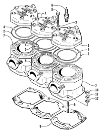 CYLINDER AND HEAD ASSEMBLY