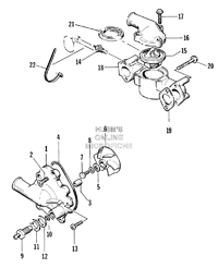 WATER PUMP/WATER MANIFOLD