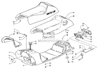 GAS TANK_ SEAT_ AND TAILLIGHT ASSEMBLY