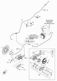HYDRAULIC BRAKE - REAR