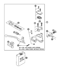 HAND BRAKE CYLINDER
