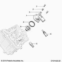 THERMOSTAT W/ COVER