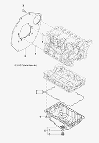 OIL SUMP W/ MOUNTING FLANGE