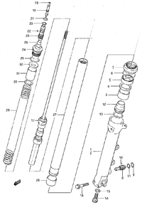 SUSPENSION - FRONT FORK