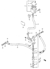 BRAKE - REAR MASTER CYLINDER