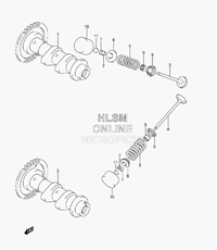CAMSHAFT W/ VALVES