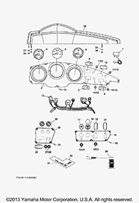 ELECTRICAL - DASH HARNESS W/ GUAGES AND IGNITION