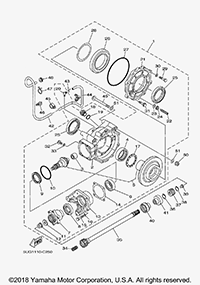 DIFFERENTIAL - REAR W/ DRIVE SHAFT